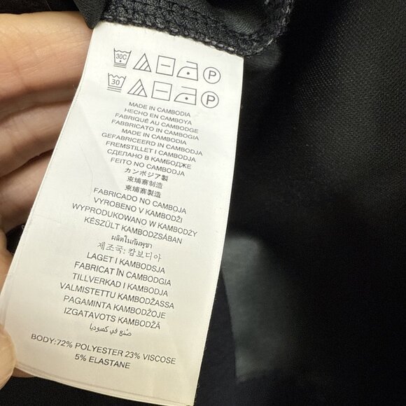 New Michael Kors Womens Size 3X Black Faux Leather Mixed Media Chain Shift Dress - Picture 11 of 11